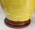 Restored Vintage Chinese Crackled Yellow Porcelain Table Lamps - A Pair For Sale - Image 14 of 14