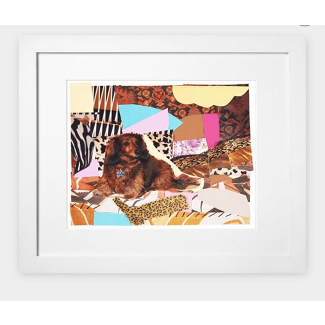 2010s Mickalene Thomas 2012 Limited Edition Print Entitled “Pricilla Le Petit Chien". Numbered 62/150 and Signed. For Sale - Image 5 of 5