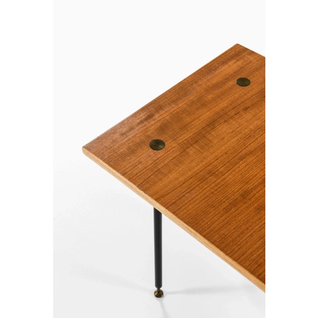 Small side table by unknown designer. Produced in Sweden. Wear consistent with age and use.