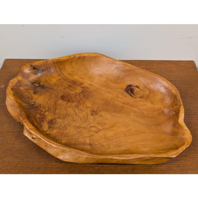 Hand Carved Root Wooden Bowl For Sale In Washington DC - Image 6 of 7