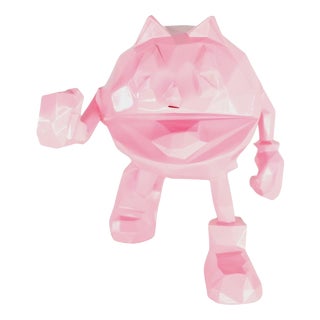 Mini Pink Resin Pac-Man from Richard Orlinski For Sale