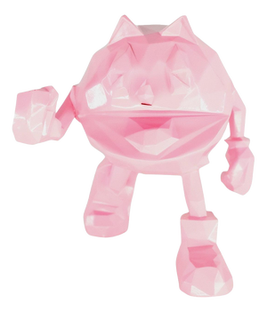 Mini Pink Resin Pac-Man from Richard Orlinski