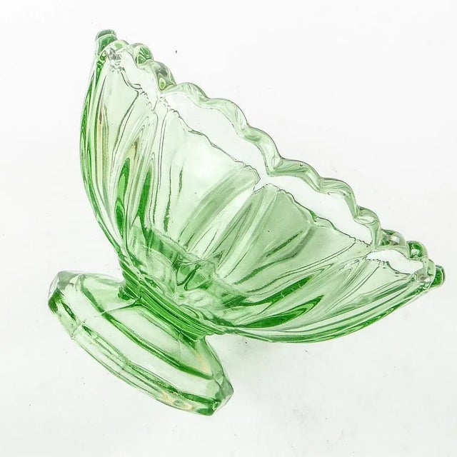 Footed Ring Bowl from Ząbkowice Glassworks, 1950s For Sale - Image 4 of 10