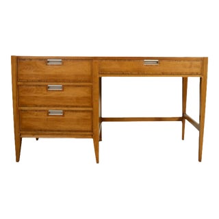 1960s Mid Century Modern Walnut Desk by Basic-Witz For Sale