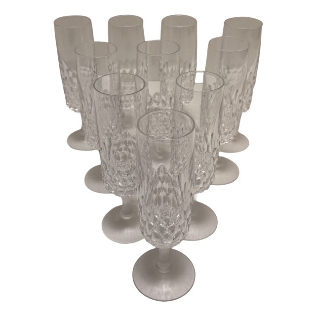 Cordoba Series Champagne Coupes from Peill & Putzler, 1970s, Set of 10 For Sale