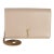 Tan Smooth Calfskin Cassandre Chain Clutch For Sale