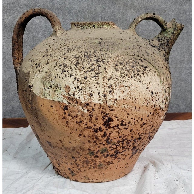 Traditional Berber Terracotta Pottery Vase For Sale - Image 9 of 9