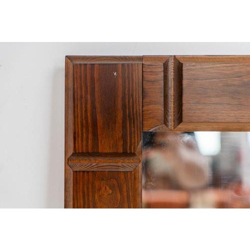 Sculptural Graphic Wall Mirror For Sale - Image 6 of 8