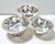 Gorham Elegant Vintage Silver-Plated Footed Serving Bowls Food-Safe Insert, Classic Tableware - Set of 3 For Sale - Image 4 of 12