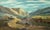 American School, Mountain Landscape Scene, Oil on Canvas, signed "E.M. Burt" lower left, giltwood frame. Image: 21.25" H x...