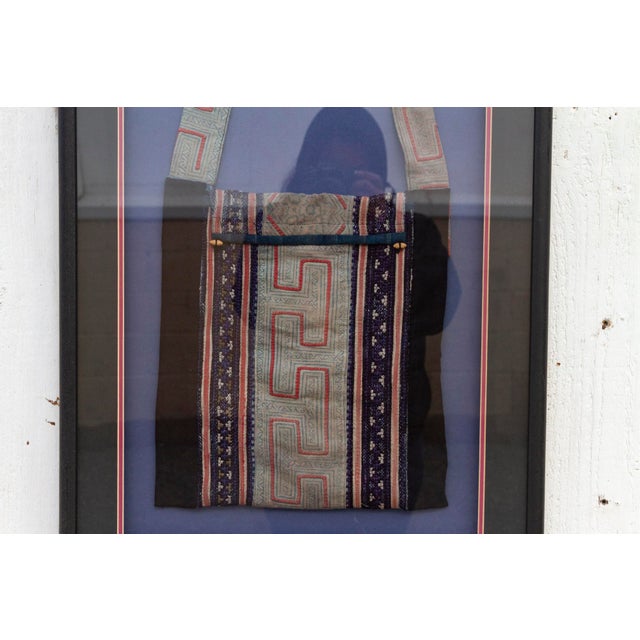 19th Century Antique Framed Hmong Baby Carrier For Sale - Image 5 of 10