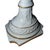 Pair of Vintage Italian Capodimonte-Style Porcelain Candlesticks, Gilt Trim, 10" For Sale - Image 9 of 15
