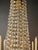 Antique Italian Empire Revival Brass and Crystal Chandelier Candle Holders For Sale - Image 13 of 14