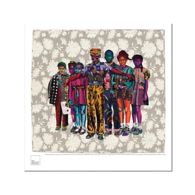 Bisa Butler The Safety Patrol Unmatted Print Dimensions: 12 x 12 in / 30,4 x 30,4 cm Sold unframed