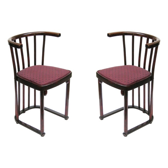 Pair of Antique Thonet Side Chairs For Sale