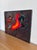 Beautiful large vintage ceramic wall plaque by Ruscha, Germany, dating from the 1970s. Striking hand-crafted design...