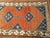 19th Century Persian Kurdish Runner Rug, Hand-Knotted Wool, Geometric Medallion Pattern, Terracotta & Navy, 3x12 For Sale - Image 15 of 16