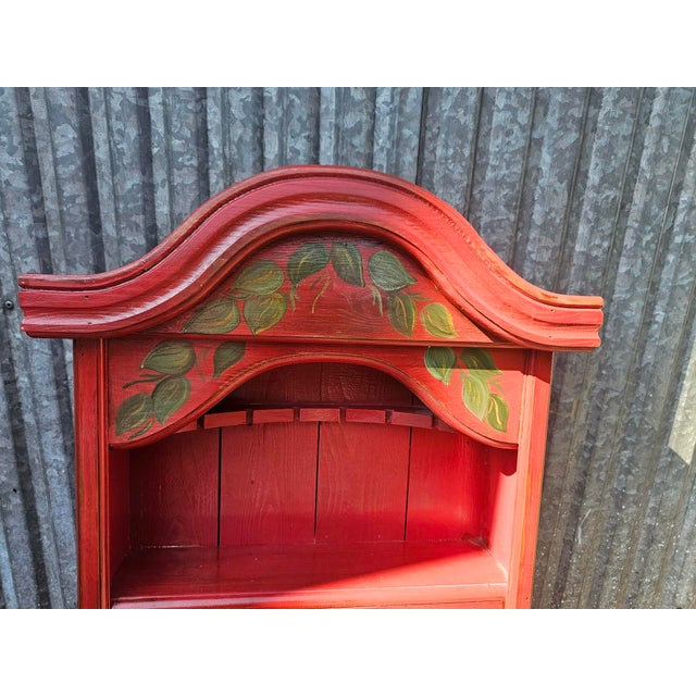 1960s Folk Style Wooden Cabinet, 1950s-1960s For Sale - Image 5 of 10