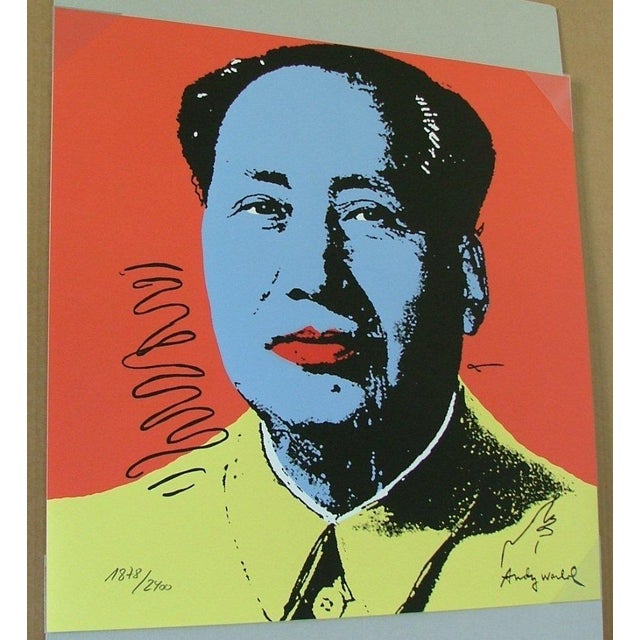 Andy Warhol 1986 Carnegie Museum of Art After Andy Warhol "Mao Zedong " Lithograph For Sale - Image 4 of 9