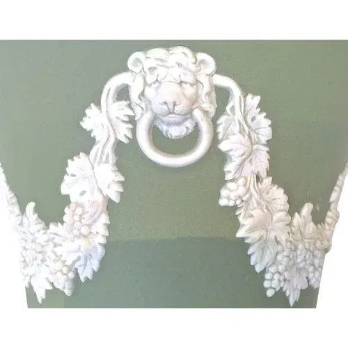 Avocado Antique Wedgwood Neoclassical Vase For Sale - Image 8 of 10