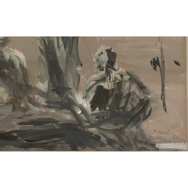 Modern Paul Mathey, Place de la Concorde, Paris, Gouache on Paper, Framed For Sale - Image 3 of 7