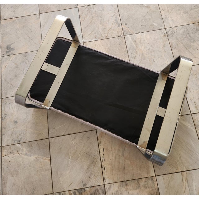 1970s Style of Tri-Mark Milo Baughman Modern Design Chrome Bench For Sale - Image 13 of 13