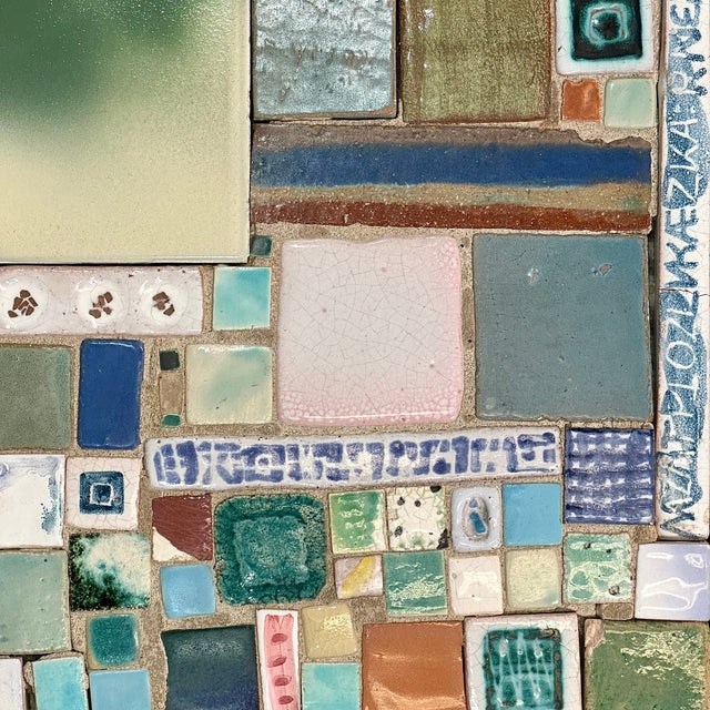 Wooden and Ceramic Side Tables, 1980s, Set of 2 For Sale - Image 18 of 18