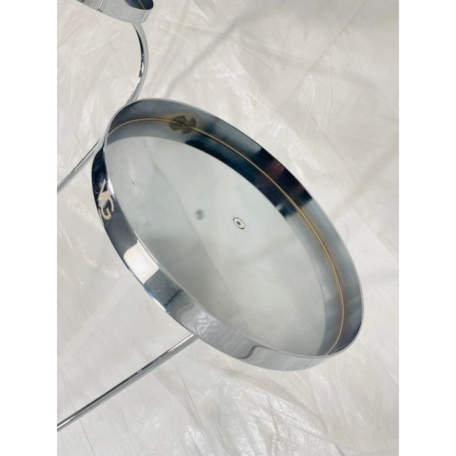 Pair of “Ionico” Chrome Wall Shelves by Vg New Trend, Italy For Sale - Image 12 of 18