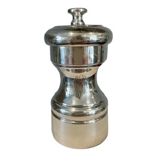 Late 20th Century Sterling Silver Pepper Mill - Elevate Every Meal! For Sale
