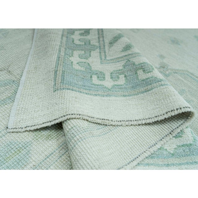 Textile Turkish Oushak Rug 9'4" x 12'6" #19402 For Sale - Image 7 of 8