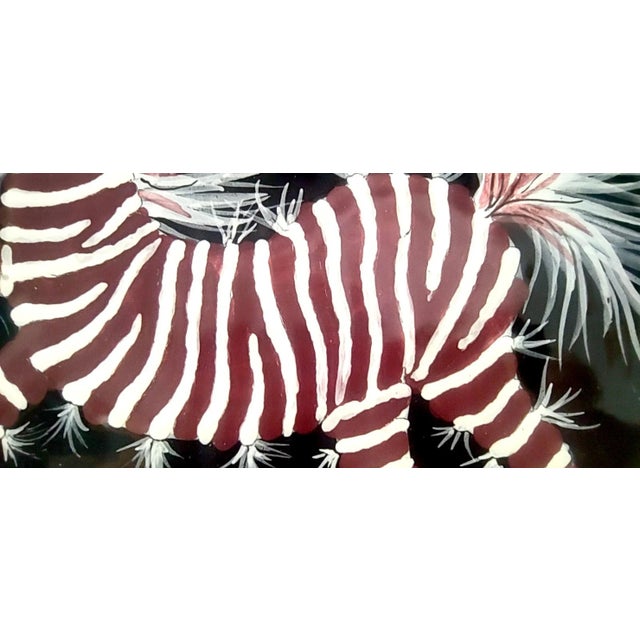 Pyriform Glazed Ceramic Plate by Otello Rosa for San Polo, Italy, 1950s For Sale - Image 9 of 12