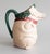 Orchies Antique Early 20th Century French Orchies Majolica Pig Pitcher For Sale - Image 4 of 8