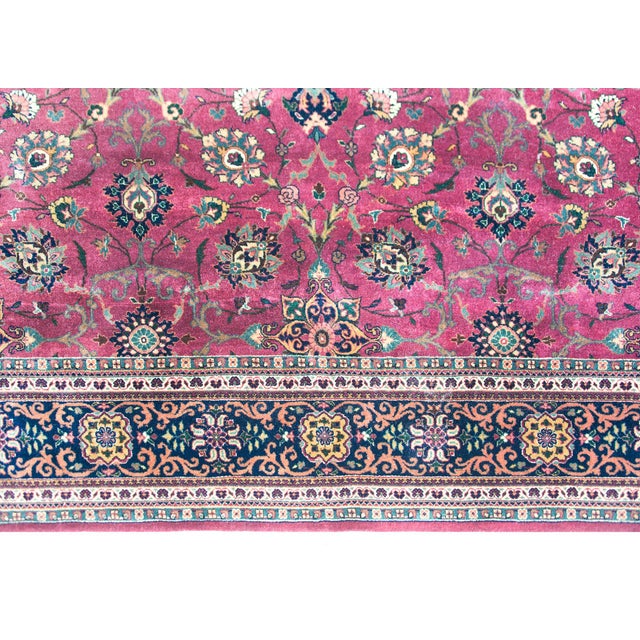 Late 20th Century Pakistani Tabriz Rug For Sale - Image 13 of 15