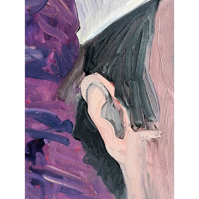 1980s Charles Parness Group of Four Abstract Self-Portraits For Sale - Image 10 of 11