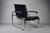 Early Edition B35 Black and Chrome Lounge Chair by Marcel Breuer for Thonet, 1970s For Sale - Image 7 of 12