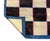 Handmade Reversible Cotton Vegetable Dyed Cream, Brown and Blue Checker Board Area Rug-6'x9' For Sale - Image 11 of 12