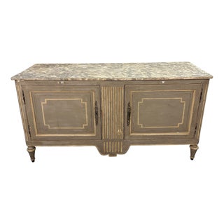 18th. Century Louis XVI Painted Enfilade For Sale