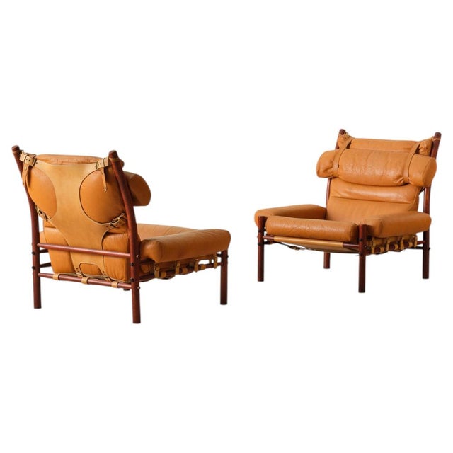 Inca Easy Chairs from Arne Norell, 1970s, Set of 2 For Sale - Image 13 of 13