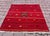 Red 1970s Turkish Red Color Oushak Kilim For Sale - Image 8 of 8