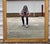 Large Vintage Beveled Gold Solid Wood Full Length Mirror For Sale In West Palm - Image 6 of 12