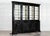 English Monumental Ebonised Glazed Mahogany Breakfront Bookcase, 1880s For Sale - Image 3 of 18