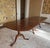 Monumental 12-Foot Figured Burl Wood Triple Pedestal Extension Dining Table For Sale - Image 9 of 9