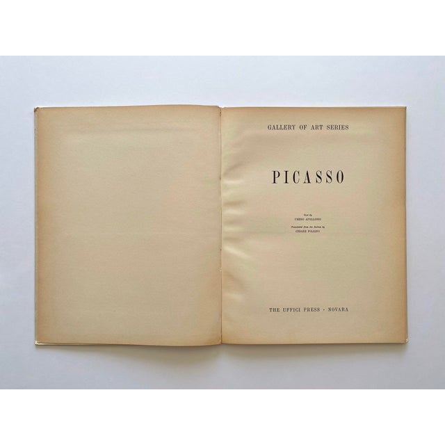 This Pablo Picasso very rare vintage 1954 first edition Mid Century Modernist lithograph print collector's hardcover art...