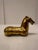 Gold Gilt Iron Tang Style Horse Sculpture For Sale - Image 8 of 10