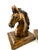 1960s Equestrian Horse Bust Bookends With Antiqued Bronze Finish, a Pair For Sale - Image 4 of 11