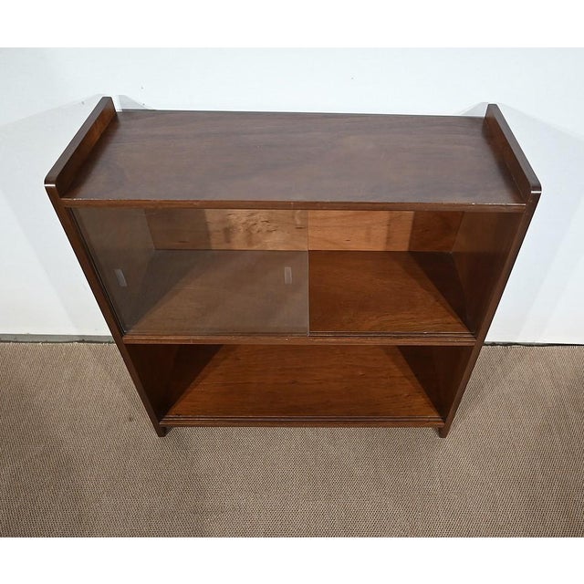 Glass Bookcase by D. Rozaffy, 1960s For Sale - Image 6 of 14