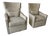 Pair Duralee Swivel Chairs For Sale