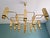 1970s Large Geometric Brass Chandelier by Gaetano Sciolari for Boulanger, 1970s For Sale - Image 5 of 18