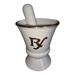 Owens Illinois Apothecary Mortar and Pestal For Sale