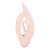 Postmodern Gloss Pink Ceramic Swan Sculpture by Haeger For Sale